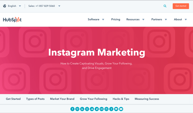 Hubspot's Instagram Marketing Guide